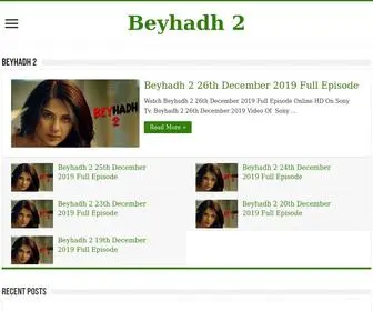 Beyhadh-2.com(Beyhadh 2 Sony TV Show Watch All Episodes Online) Screenshot