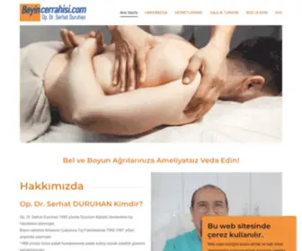 Beyincerrahisi.com(Beyin Cerrahisi bel fıtığı boyun fıtığı ameliyatı) Screenshot