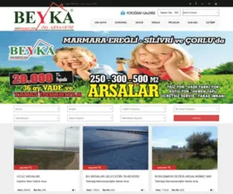 Beyka34.com(Beyka34 Arsa Ofisi) Screenshot