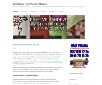 Beylikduzuhaliyikamafabrikasi.com(Beylikdüzü Halı Yıkama Fabrikası) Screenshot