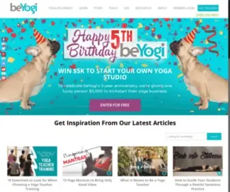 Beyogi.com(Yoga Insurance) Screenshot