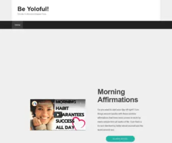 Beyoloful.com(Be Yoloful) Screenshot