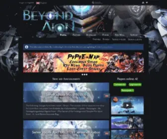 Beyond-Aion.com(Beyond Aion) Screenshot