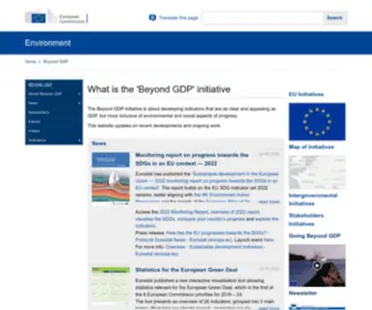 Beyond-GDP.eu(Beyond GDP) Screenshot