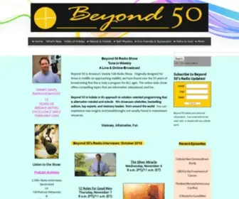 Beyond50Radio.com(Beyond 50 Radio Show) Screenshot