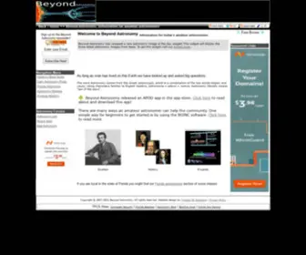 Beyondastronomy.com(Beyond Astronomy) Screenshot