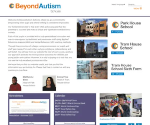 Beyondautismschools.org.uk(BeyondAutism Schools) Screenshot