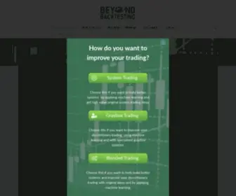 Beyondbacktesting.com(Beyond Backtesting) Screenshot