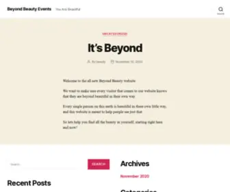 Beyondbeautyevents.com(Beauty Archives) Screenshot