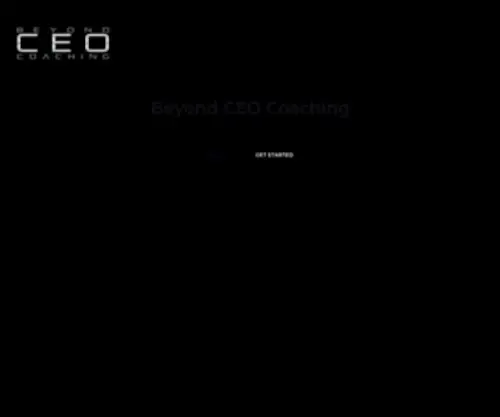 Beyondceocoaching.com(Being a black CEO) Screenshot