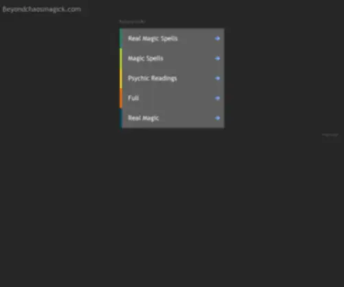 Beyondchaosmagick.com(beyondchaosmagick) Screenshot
