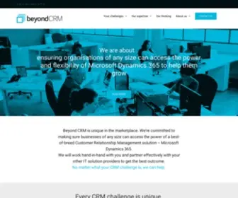 Beyondcrm.com.au(Microsoft Dynamics CRM) Screenshot
