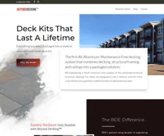 Beyonddecking.com(All Aluminum) Screenshot