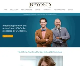 Beyondexceptionaldentistry.com(Cosmetic Dentists Savannah) Screenshot