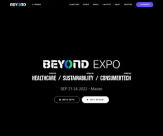 Beyondexpo.com(BEYOND EXPO Macao 2021) Screenshot