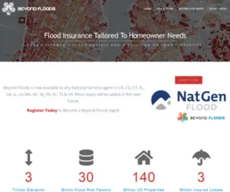 Beyondfloods.com(Know Your Flood Risk) Screenshot