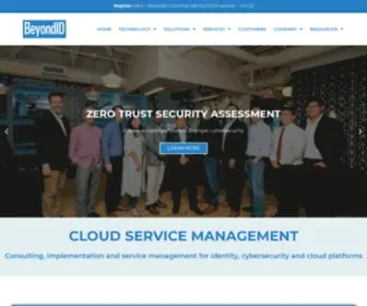 Beyondid.com(Identity & Access Management Solutions) Screenshot