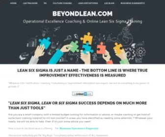 Beyondlean.com(Lean Six Sigma) Screenshot
