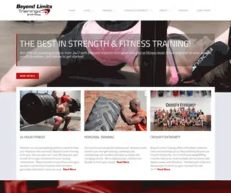 Beyondlimitstraining.net(Columbus, Ohio Gym and Fitness Center) Screenshot
