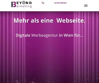 Beyondmarketing.at(Digitale Marketing Agentur Wien) Screenshot