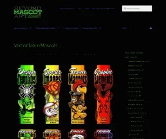 Beyondmascotart.com(Vector Team Mascots) Screenshot