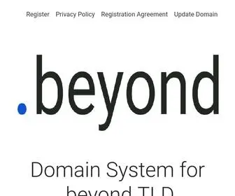 Beyondname.io(Beyond TLD Domain Services) Screenshot