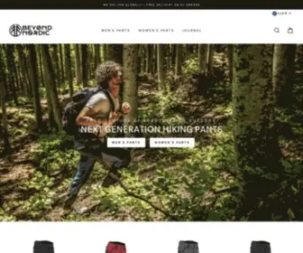 Beyondnordic.com(Stylish outdoor pants) Screenshot