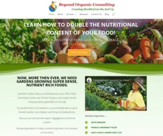 Beyondorganicresearch.com(Creating Health from the Soil Up) Screenshot