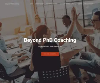 Beyondphdcoaching.com(PhD Coaching & Dissertation Editing) Screenshot