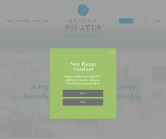 Beyondpilatesfitness.com(Beyond Pilates) Screenshot