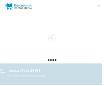 Beyondsmile247.com(Dental Clinic) Screenshot