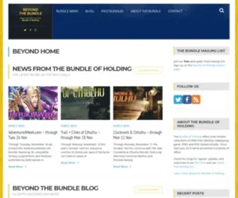 Beyondthebundle.com(The official Bundle of Holding blog) Screenshot