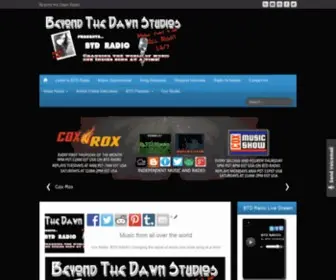 Beyondthedawnstudios.com(Beyond the Dawn Radio BTD Music from all over the world) Screenshot