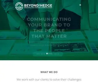 Beyondthehedgecreative.com(Beyond the Hedge) Screenshot