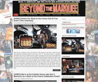 Beyondthemarquee.com(BEYOND THE MARQUEE) Screenshot