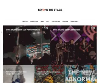 Beyondthestagemagazine.com(Beyond The Stage) Screenshot