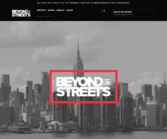 Beyondthestreets.com(BEYOND THE STREETS) Screenshot