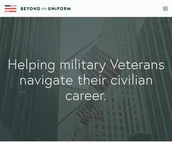 Beyondtheuniform.org(Beyond the Uniform) Screenshot