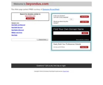 Beyondus.com(Beyondus Design & Marketing) Screenshot