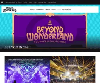 Beyondwonderland.com(Beyond Wonderland SoCal) Screenshot