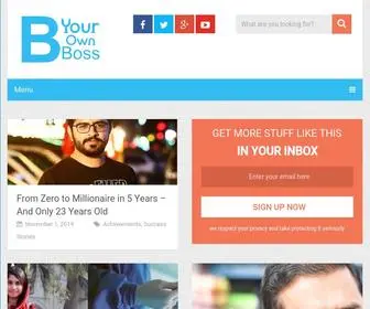 Beyourownboss.pk(Be Your Own Boss Magazine) Screenshot
