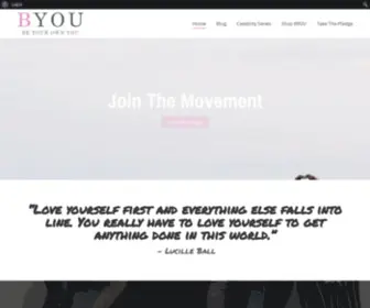 Beyourownyou.com(Byou) Screenshot