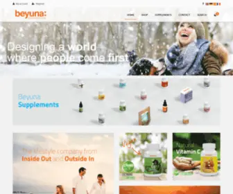 Beyuna.co.uk(The lifestyle company) Screenshot