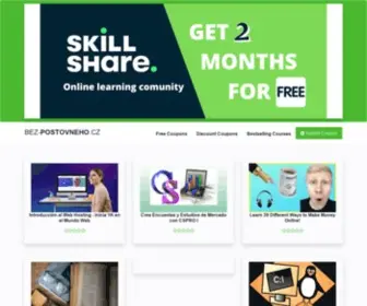 Bez-Postovneho.cz(5000 Free udemy coupons at one place) Screenshot