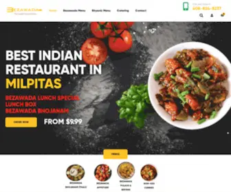 Bezawadamilpitas.com(Restaurant in Milpitas) Screenshot