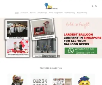 Bezballoons.com(Bez Balloons Shop) Screenshot