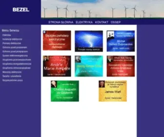 Bezel.com.pl(Bezpieczeństwo Elektryczne) Screenshot