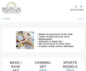 Bezelsforwatches.com(Bezels for Watches) Screenshot