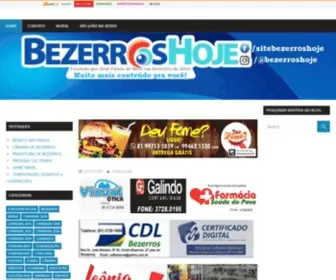 Bezerroshoje.com.br(Bezerros Hoje) Screenshot