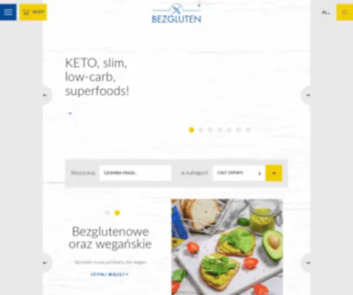 Bezgluten.pl(żywność bezglutenowa) Screenshot